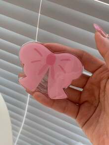 1pc Bow-Knot Phone Holder, Suitable For Any Smartphone, Retractable Air Cushion Stand, Adhesive Tabletop Slouchy Bracket