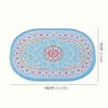 POKOJA LAND 1 Mảnh 1/12 Thảm hình bầu dục thu nhỏ cho nhà búp bê: Thảm sàn dệt mini chân thực Phụ kiện trang trí nhà, Nhà búp bê thu nhỏ, Phụ kiện nhà búp bê, Thu nhỏ, Đồ nội thất búp bê, Cửa sổ nhà búp bê, Sở thích - Nhiều màu - Xem 6