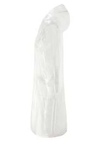 1pc Fashionable Transparent Long Raincoat, Full Body Rain Jacket