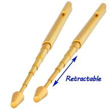 2pcs Retractable Prospecting Rods, Portable Pen-Shaped L-Shaped Prospecting Rods, Suitable For Ghost Hunting, Water Detecting, Treasure Hunting, Finding Buried Items, Etc. - Yellow - View 6