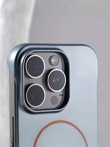 适用于 Air 17/16/15/14/13/12/11 Pro Max Plus 的新款奢华金属漆磁吸无线充电保护壳,超薄无边框散热保护套 - 淺藍色 - 查看 6