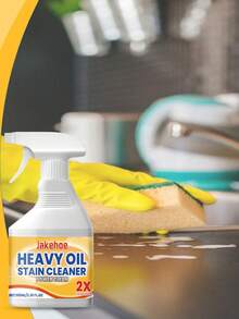 Kitchen Degreasing Cleaning Spray - Heavy Duty Degreaser For Removing Oil Stains On Stovetops, Ovens, And Cookware - Powerful Grease Cleaner Spray - Nozzle Design