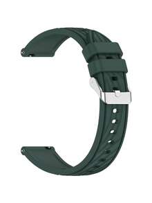 1 条 20 毫米 22 毫米硅胶表带，兼容 Galaxy Watch 3/4/5/4 Classic/5 Pro (40 毫米/45 毫米/46 毫米)、GT3/GT2 Pro、Amazfit GTR 3 Pro/GTS 4、Garmin Venu 2/Forerunner 255 男女通用可调节腕带，时尚休闲舒适透气防水运动表带，适合日常佩戴、礼物、派对、返校智能手表配件，是母亲节父亲节礼物的完美选择 - 彩色 - 查看 15