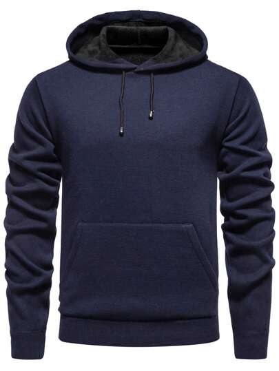 Sudadera con capucha de manga larga casual para hombres, prenda interior/exterior de moda para otoño/invierno