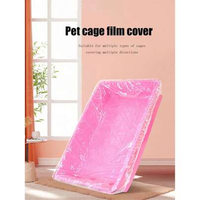 50pcs Disposable Plastic Lining Sheets, Suitable For Pet/Toilet Pads, Bird/Rabbit Cages, Cat Litter Bags, Dog Potty Training Pads, Cleaning Mats