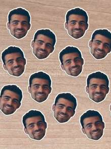 1/10/25/50/100/150定制脸贴，个性脸贴，肖像贴，肖像和宠物均可定制，水瓶贴，个性化礼物，单身派对装饰，派对装饰，婚礼装饰，生日装饰