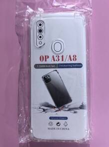 Transparent Four-Corner Anti-Fall Protective Case, Applicable For OPPO/OnePlus Series Smartphones, Transparent Four-Corner Anti-Fall Phone Case, Phone Case, Phone Protective Cover, Phone Shell, Phone Cover, Anti-Drop Phone Case, Transparent Phone Case, Minimalist Phone Case, Solid Color Phone Case, Transparent Phone Case, TPU Anti-Fall Phone Case (Military-Grade Anti-Drop)