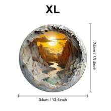 不对称形状木制拼图玩具，独特的派对游戏礼物，装饰艺术拼图，桌面魔术拼图，创意儿童认知拼图，节日礼物，适合儿童，圣诞礼物，返校礼物，生日礼物 - 彩色 - 查看 12