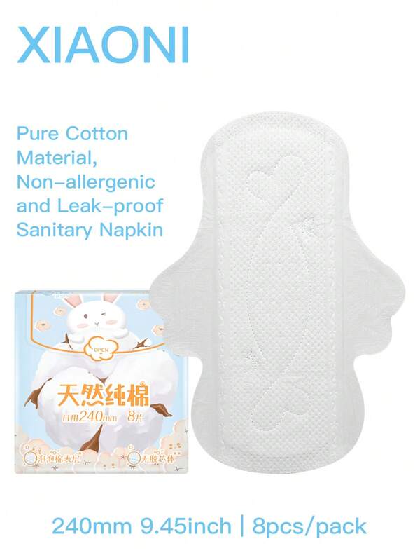 XIAONI Serviettes hygiéniques ultra fines ailées XIAONI, ultra douces et super absorbantes pour les femmes pendant les règles