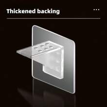 8pcs Strong Load-Bearing Hole-Less Partition Trays Non-Tracking Adhesive Laminate Tray Bathroom Bedroom Kitchen Dormitory Cabinet Closet Partition Non-Slip Side-Turning Thickened Design Adjustable Multi-Layer Shelf Bracket,Back To School