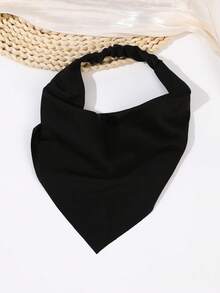 Women Bandana 4/1pc Dark Minimalist Elastic Headband/Headscarf For Women, Suitable For Multiple Occasions Hair Accessories Autumn Accessories Fall Head Scarf Autumn Hair Band Soft Head Band For Gifts Winter For Vacation Outfits Woman Summer Outfits - Multicolor - View 12