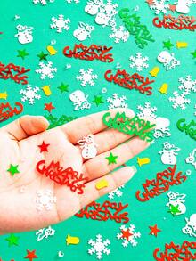 15/30/50g Weihnachts-Konfetti Tischglitzer, Metallic-Folien-Pailletten mit Strass, helle Weihnachts- und Neujahrs-Tischdekoration für Partys