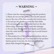 1 Electric Digital Ladies Bikini Shaper, 2-In-1 USB Charging Body And Face Hair Removal Device, Shaving Tool With Washable Blade, Comes With Dust Cover For Better Hygiene, Valentine's Day Gift