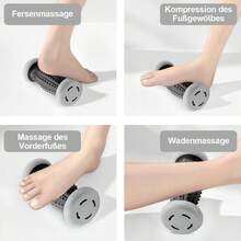 Fußmassage-Set 4-teilig – Mit Massageball, Igelball & Roller für entspannte Füße & Körper