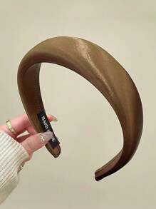 Fashionable & Versatile Satin Foam Headband, 2025 New High Crown Pressure Washing Face Headband, High-End Hair Accessories For Women, Hair Band, Makeup, Hair Hoop ,Hairband For Women Head Accessories