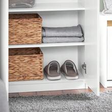 SoBuy Wardrobe KSB01-W - White - View 8