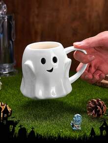DearDali 1 件 400ml 趣味浮雕精灵陶瓷咖啡杯，可爱万圣节鬼魂新奇马克杯、茶杯、万圣节礼物、沙特咖啡杯、不给糖就捣蛋，适合派对或朋友礼物 - 彩色 - 查看 9