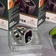 OLED屏幕多通道振动提醒时间日期闹钟功能环形电子计数器，新款计数器Tasbih手表环，OLED屏幕显示，33_66_99_100振动提示，时尚奢华，适用于穆斯林祈祷计数，节日礼物等。 - 彩色 - 查看 10