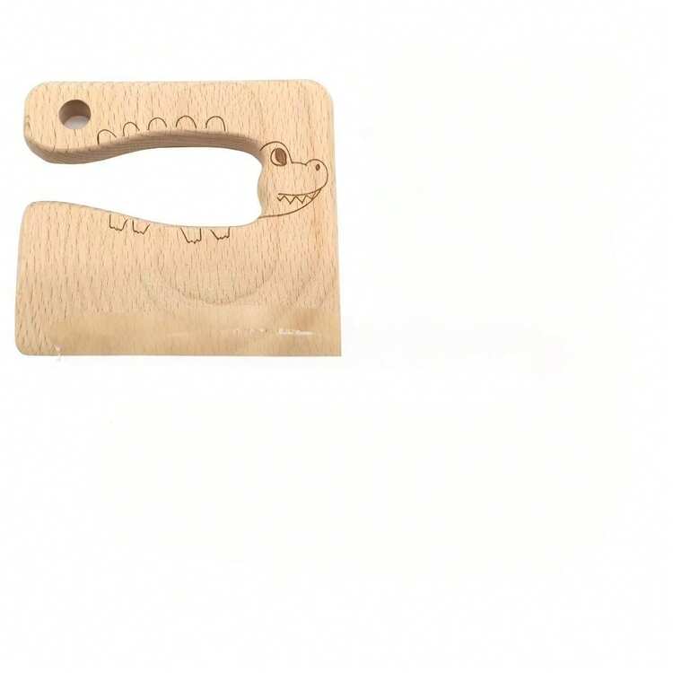 木制儿童刀烹饪玩具仿真刀切水果蔬菜儿童厨房过家家玩具蒙特梭利教育 - 廚房木刀 - 查看 17
