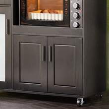 SoBuy Kitchen Cabinet FSB78-HG - 黑色 - 查看 10