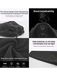 1pc Winter Warm Neck Gaiter Fleece Snow Skiing Windproof Face Mask Scarf