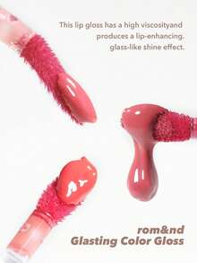 Rom&nd Glasting Color Gloss 02 Nutty Vague 0.14oz/4g 韩国美妆液体唇膏唇彩唇彩唇彩光泽保湿透明轻盈顺滑温暖女友妻子母亲朋友生日毕业派对旅行露营户外学校校园旅行节日周年纪念秋季万圣节秋季造型 - 02 瘋狂模糊 - 查看 7