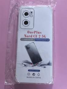 Transparent Four-Corner Anti-Fall Protective Case, Applicable For OPPO/OnePlus Series Smartphones, Transparent Four-Corner Anti-Fall Phone Case, Phone Case, Phone Protective Cover, Phone Shell, Phone Cover, Anti-Drop Phone Case, Transparent Phone Case, Minimalist Phone Case, Solid Color Phone Case, Transparent Phone Case, TPU Anti-Fall Phone Case (Military-Grade Anti-Drop)