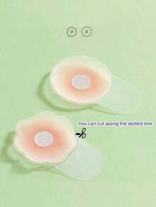 4 peças Capa Silicone para Elevação dos Seios, Bra Invisível, Reutilizável e Sem Alças