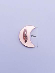 2 件金属 DIY 手机壳装饰配件，粘性星月形状底座吊坠挂绳通用挂钩 - 彩色 - 查看 11