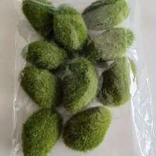 6pcs Artificial Moss Balls - Plastic Fake Plants For Fairy Garden, Aquarium, Glass Container, Outdoor Simulation Plant Decor - Multicolor - View 6