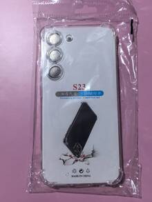3个透明四角防摔手机壳，兼容三星系列，透明兼容三星手机防摔壳，手机壳，手机保护套，手机壳，简约手机壳，纯色手机壳，透明手机壳，TPU防摔手机壳（军规级防护），防水防震防刮，国际版，非国内版 - 無色 - 查看 14