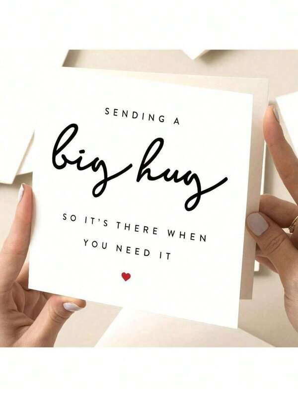 A Big Hug For You, May It Be There When You Need It. Thinking Of You Card, Long-Distance Card, Hug Card, Missing You Card