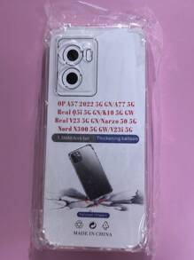 Transparent Four-Corner Anti-Fall Protective Case, Applicable For OPPO/OnePlus Series Smartphones, Transparent Four-Corner Anti-Fall Phone Case, Phone Case, Phone Protective Cover, Phone Shell, Phone Cover, Anti-Drop Phone Case, Transparent Phone Case, Minimalist Phone Case, Solid Color Phone Case, Transparent Phone Case, TPU Anti-Fall Phone Case (Military-Grade Anti-Drop)