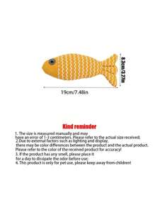 1pc Cat Toy Catnip Fish Pet Chew Bite Toys For Cats Funny Interactive Soft Simulation Fish Kitten Training Playing Toy Cat Supplies