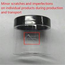 1/6/12/24 Pack 4oz Plastic Jars With Lids -Clear Round Cosmetic Containers For Lotion, Cream, Ointment, Body Butter, Makeup, Rhinestones, Samples, Travel Storage