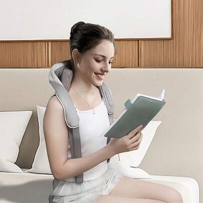 6D Hand-Mimicking Shiatsu Neck Massager With Heat - Portable Wireless Design & Type-C Fast Charge, 10-Min Auto Shut-Off & 5-In-1 Protection, Deep Relief For Neck Back Leg Muscles, Ideal Gift For Mom Dad Teacher On Mother's Day/Father's Day