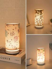 1 件现代创意圆柱形 LED 台灯，USB 供电，开关控制，温暖照明，适用于卧室、书房、客厅、餐厅、办公室装饰、圣诞节、感恩节、毕业典礼、成人礼、节日礼物、生日礼物 - 暖白光 - 查看 7