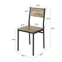 SoBuy Set Of 4 Dining Room Stools, Kitchen, Restaurant FST72-Nx4 - Brown - View 2
