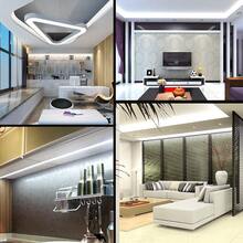 LUCASA Tira Led Neón 5M Luz Led 600 Ledes Flex Cortable Silicona Neon Lights 12V Tiras Led para Cuarto Exterior IP67 Impermeable Tira Led Para Cocina Decoración Habitación TV Luces LED Flexible - BLANCA - Ver 2