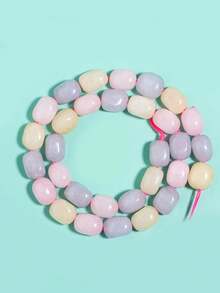 Aproximadamente 8*12mm Cuentas ovaladas asimétricas naturales surtidas, cuentas de piedra de ágata cristal casual DIY sueltas para hacer pulseras, collares, joyería, colgantes y accesorios de decoración