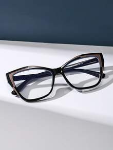 Retro Cat-Eye Transition Sunglasses With Blue-Light Blocking - UV400 Protection For Outdoor, Driving & Digital Use | Unisex Plastic Frames - Reduce Eye Fatigue - Multicolor - View 3