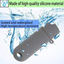 2 Pcs Waterproof Lighter Cover Holder Regular Lighters Sleeve Type J6 Outdoor Survival Multipurpose Seal Lighter Pouchfor Hiking And Camping (Gray) - Tím nhạt - Xem 7