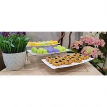 4/8Pcs Acrylic Risers, Clear Rectangular Tiered Display Stand, Tabletop Display Riser Shelf - 8Pcs Acrylic Risers - View 9