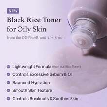 [I'm From] Miniature Of Black Rice Toner For Oily Skin, Sebum Control Toner 30ml, 1.01 Fl. Oz - Black Rice 30ml - View 4