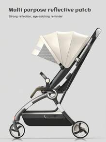 10pcs/Pack Baby Stroller Nighttime Reflective Sticker, Anti-Collision Warning Luminescent Strips