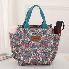 meetself Bolsa de almuerzo aislada, bolsa de almuerzo portátil, bolsa de transporte para lonchera, bolsa de almuerzo para hombres y mujeres de negocios, bolsa bento para estudiantes, bolsa térmica a prueba de salpicaduras y duradera, organizador escolar, bolsas de almacenamiento para maestros, bolsas para el aula, bolsas organizadoras para el aula, bolsas de accesorios para mujeres, suministros escolares, accesorios escolares, cosas de la escuela - Multicolor - Ver 7