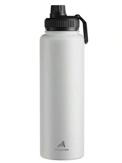 18/26/40 oz Insulated Stainless Steel Sports Water Bottle with Spout & Handle Lids,Wide Mouth Water Jug with Double Walled Leak Proof Keep Cold for 24 Hrs Hot for 12 Hrs