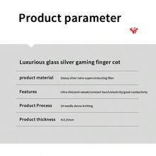 YQQ 1 Pair Gaming Finger Sleeves AntiSweat For Mobile Game Controllers Breathable Thumb Finger Cots For LXY2179 - 如圖 - 查看 4