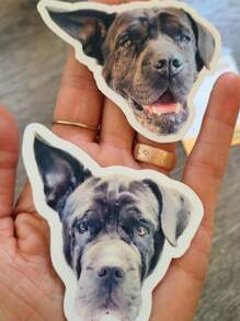 1/10/25/50/100/150定制脸贴，个性脸贴，肖像贴，肖像和宠物均可定制，水瓶贴，个性化礼物，单身派对装饰，派对装饰，婚礼装饰，生日装饰