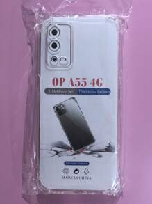 Transparent Four-Corner Anti-Fall Protective Case, Applicable For OPPO/OnePlus Series Smartphones, Transparent Four-Corner Anti-Fall Phone Case, Phone Case, Phone Protective Cover, Phone Shell, Phone Cover, Anti-Drop Phone Case, Transparent Phone Case, Minimalist Phone Case, Solid Color Phone Case, Transparent Phone Case, TPU Anti-Fall Phone Case (Military-Grade Anti-Drop)